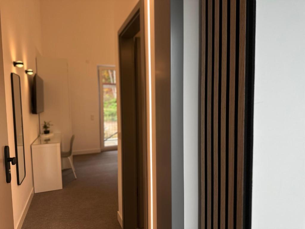 Koupelna v ubytování Boutique Hotel GreenLeaf