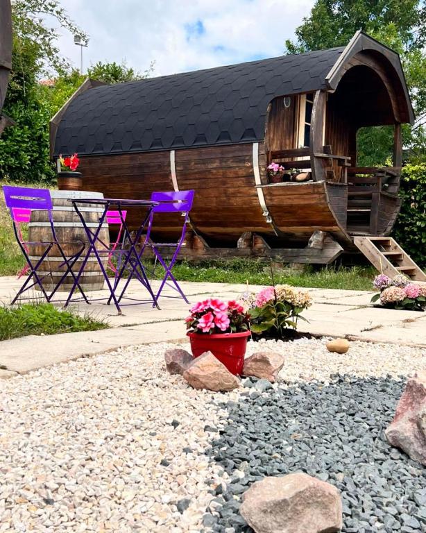 Zahrada ubytování Camping La Grappe Fleurie
