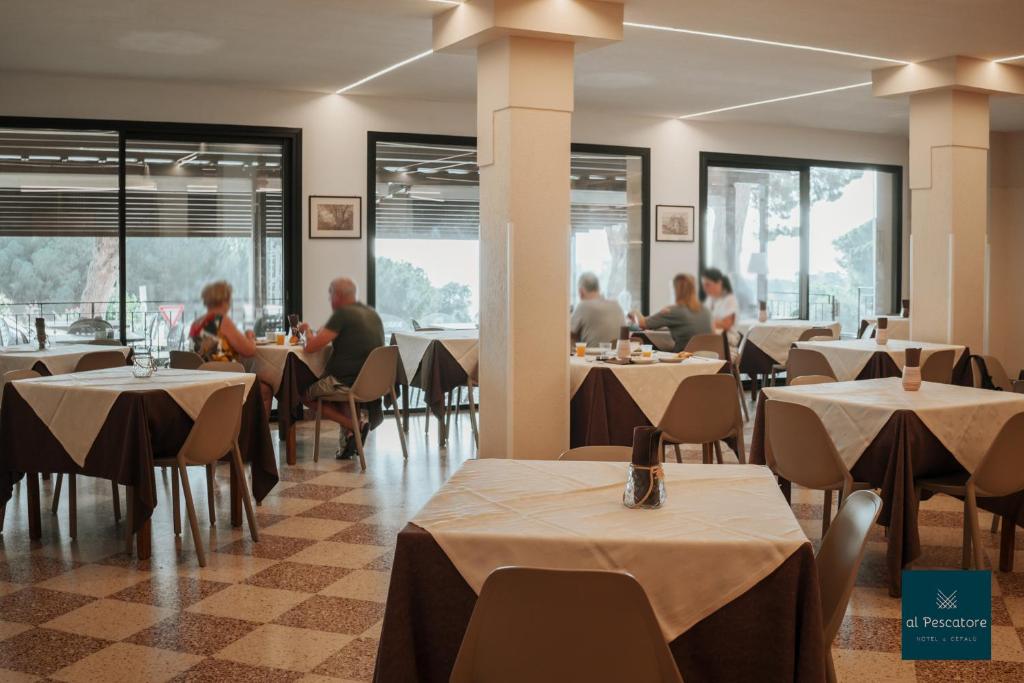 Restaurace v ubytování Al Pescatore Suites