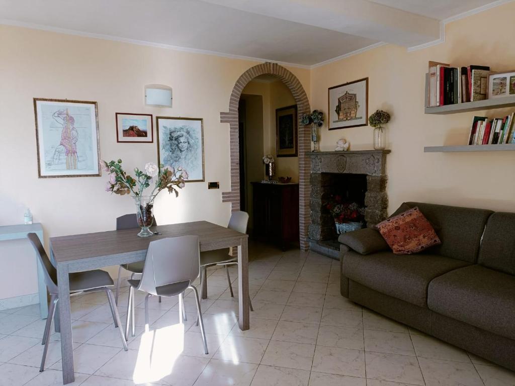 Posezení v ubytování La Casa del Sole