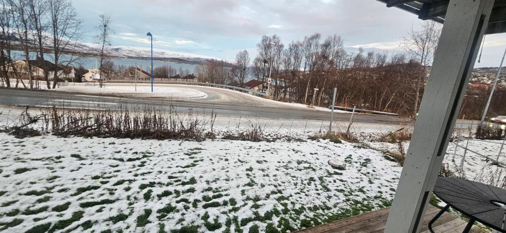 Lovly 3 Bedroom apartment with the view of aurora v zimě