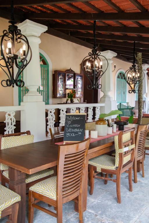 Restaurace v ubytování Lamrin Ucassaim Goa An Indo Portuguese Hotel