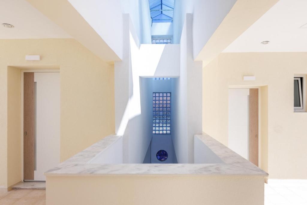 Koupelna v ubytování Kentro Luxury Suites