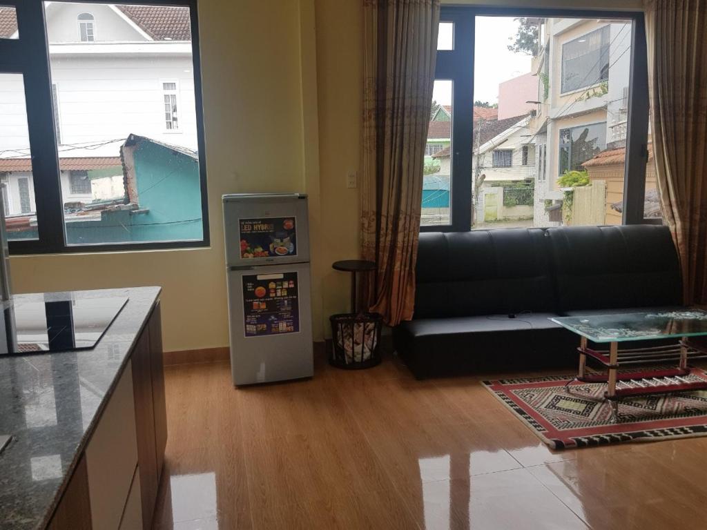 Posezení v ubytování Ngoc Tran Hotel