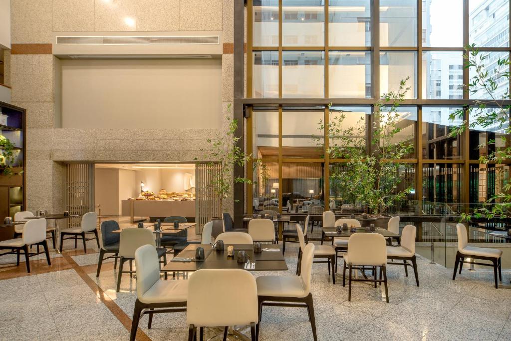 Restaurace v ubytování Laghetto Stilo São Paulo