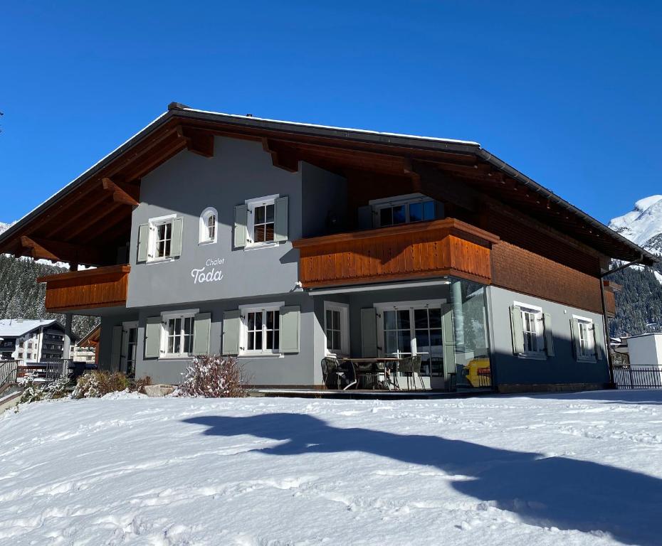 Chalet Toda durante l'inverno