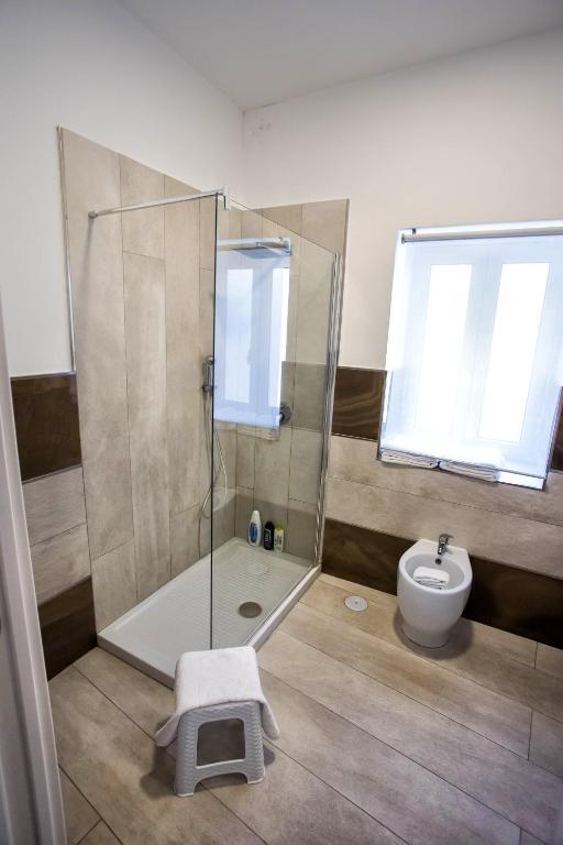 Koupelna v ubytování Palazzo 15 Napoli