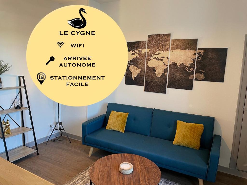 T2 4 pers face gare SNCF Appart Hotel le Cygne 2 - Appartamento Con Una Camera Da Letto