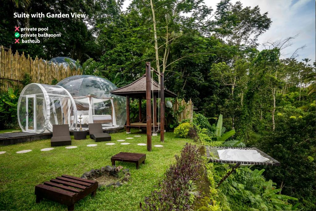 Zahrada ubytování Bubble Hotel Bali Ubud - Adults Only