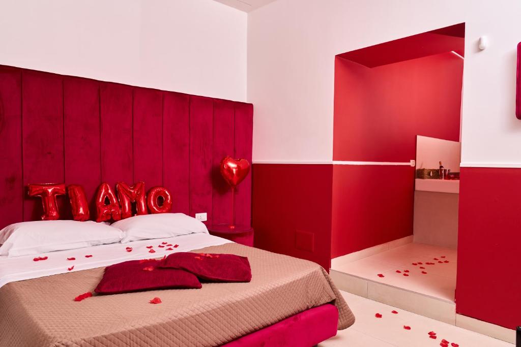 Postel nebo postele na pokoji v ubytování Hotel Melydà