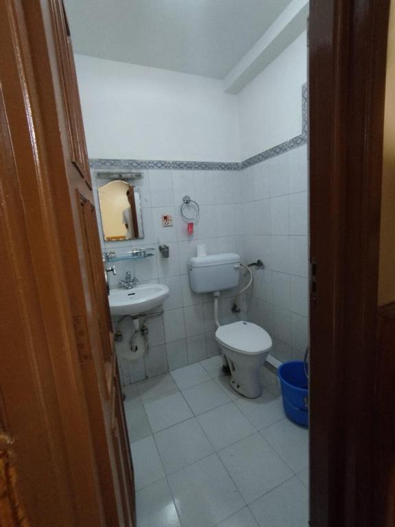 Koupelna v ubytování Boudha Dungkar guest house