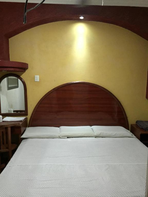 Postel nebo postele na pokoji v ubytování Hotel Xalapa