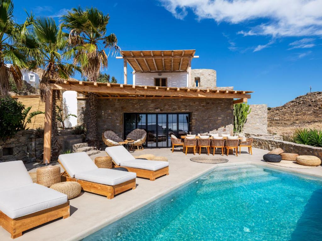 Bazén v ubytovaní Pure Mykonos Villa alebo v jeho blízkosti