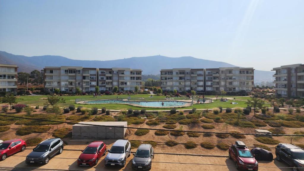 Nespecifikovaný výhled na hory nebo výhled na hory při pohledu z apartmánu