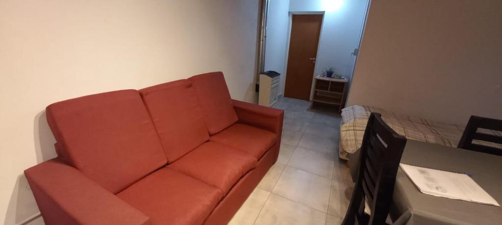 Χώρος καθιστικού στο Departamento familiar