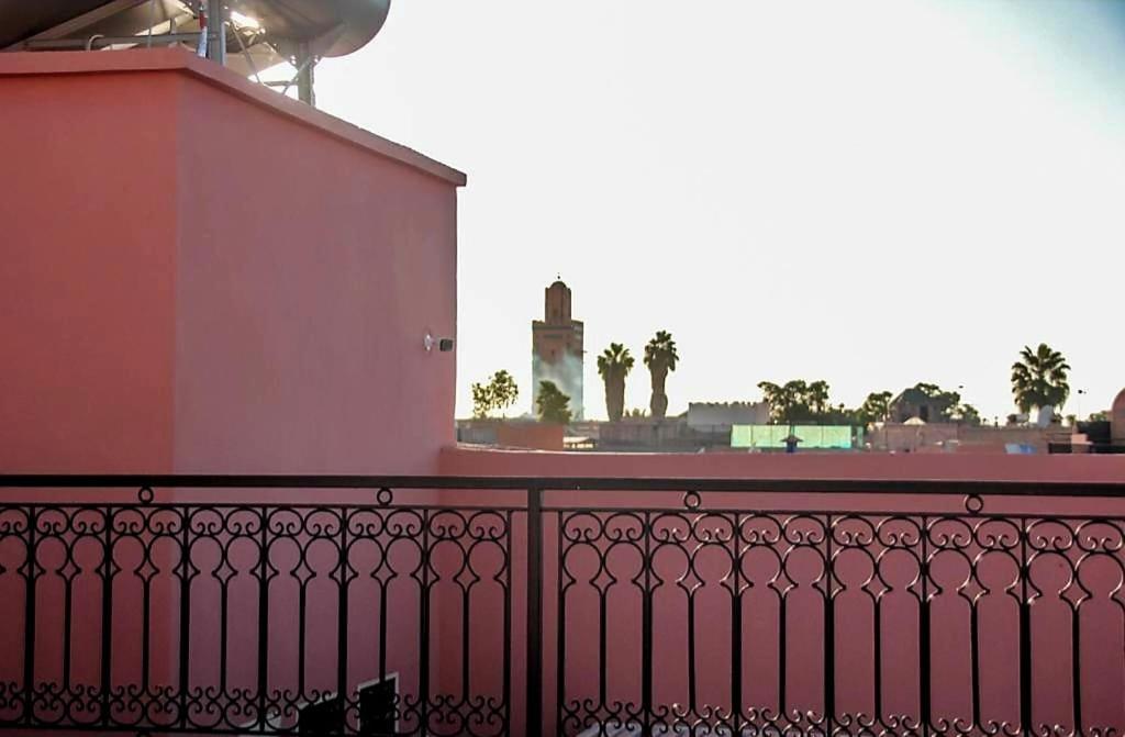 Balkón nebo terasa v ubytování Riad Amazing