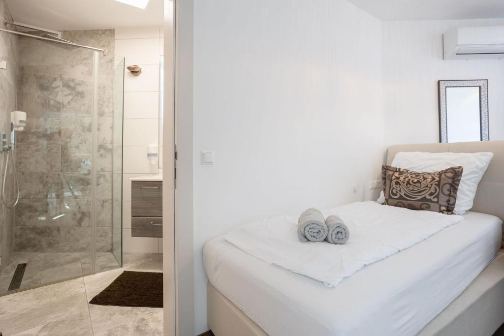 Koupelna v ubytování Casa Plus