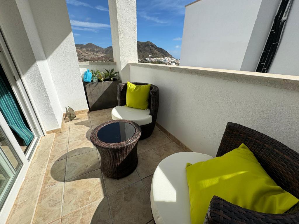 Posezení v ubytování Villa Las Puertas