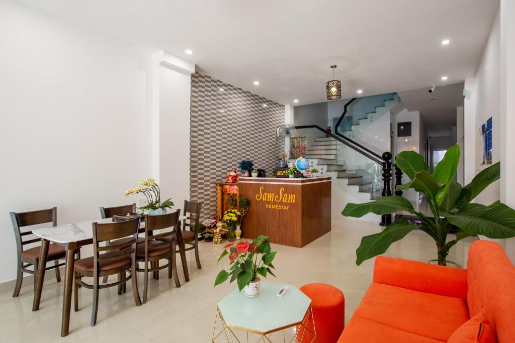 Posezení v ubytování Sam Sam Homestay