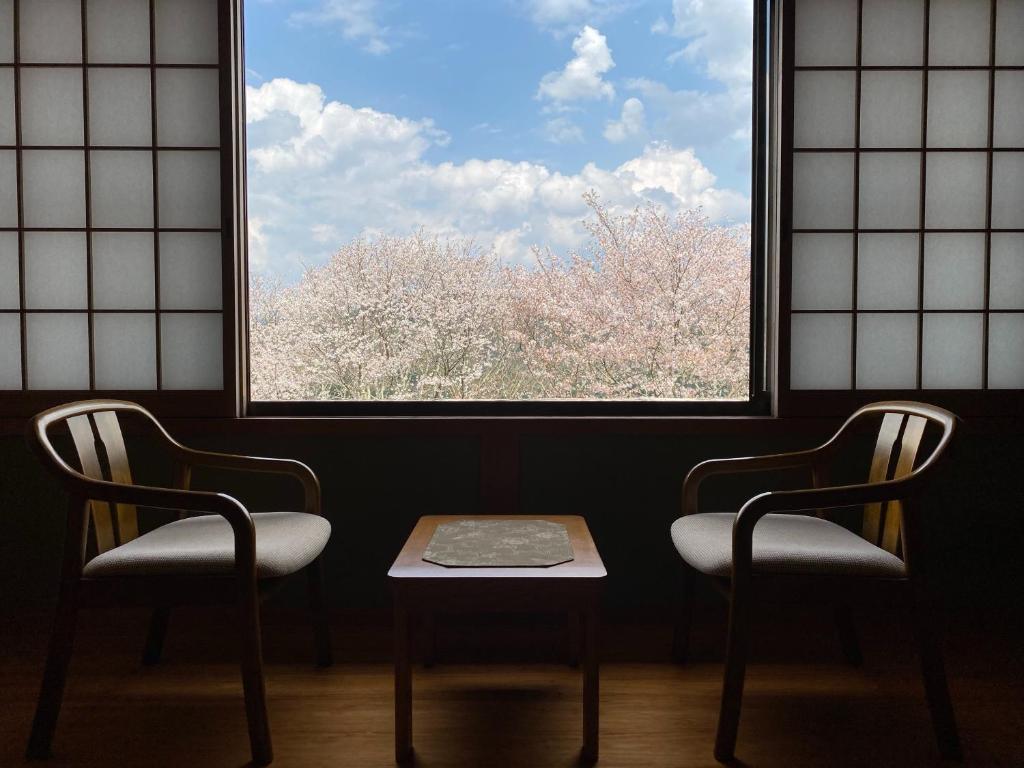 Posezení v ubytování 吉野荘湯川屋 Yoshinosou Yukawaya