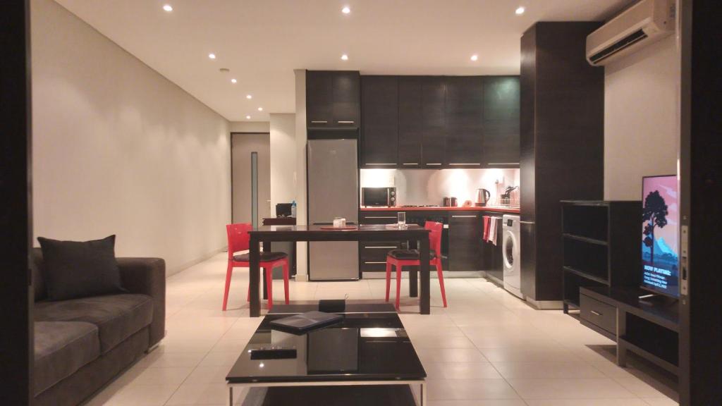 Зона вітальні в Business Pro Apartment, Windhoek