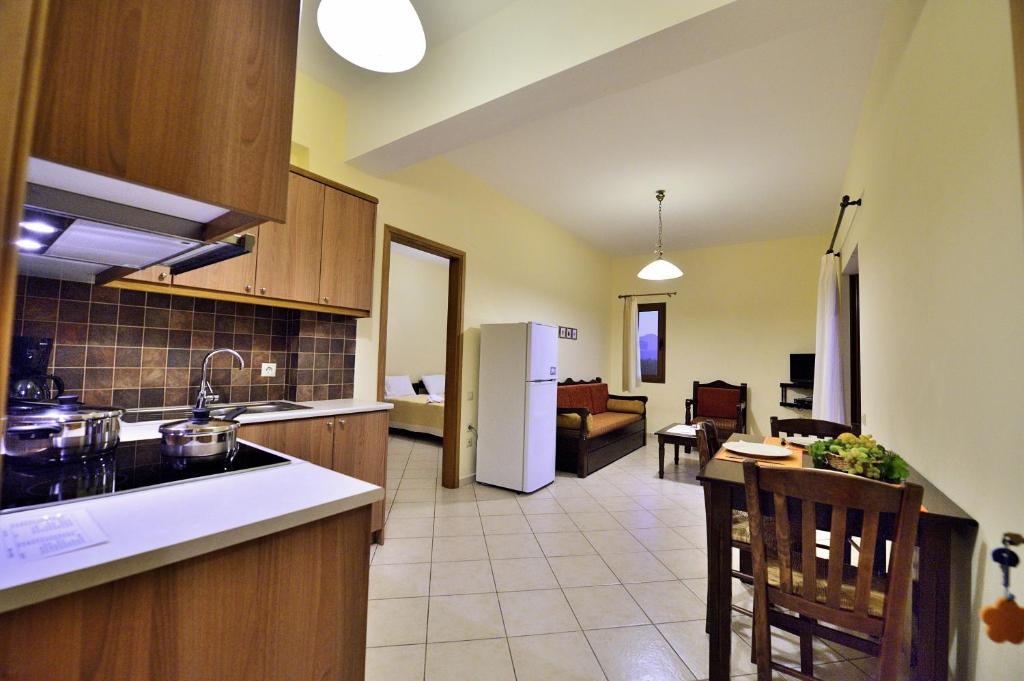 Kuchnia lub aneks kuchenny w obiekcie Niriides Apartments