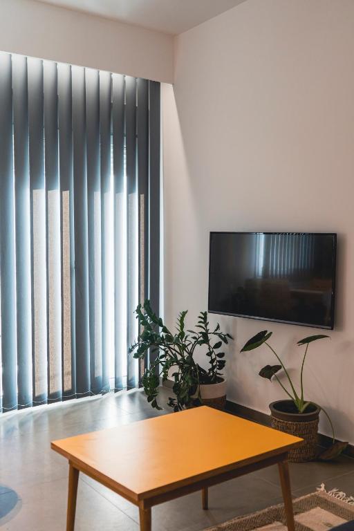 TV a/nebo společenská místnost v ubytování Ba & Bu Apartment 1