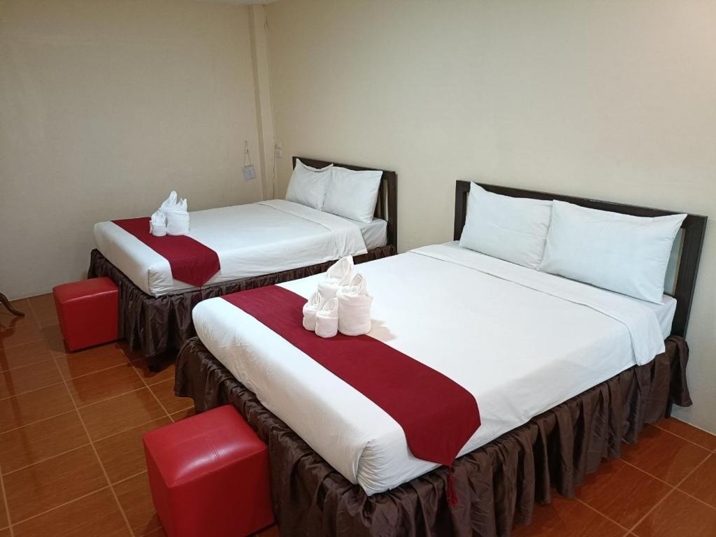 โรงแรมแอมไอม่อน - Am Amoonds Hotel - Familiekamer Met Balkon