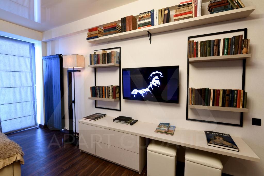 Knihovna v apartmánu