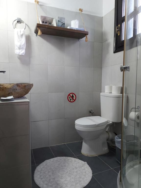Kúpeľňa v ubytovaní Karlovasi Studios