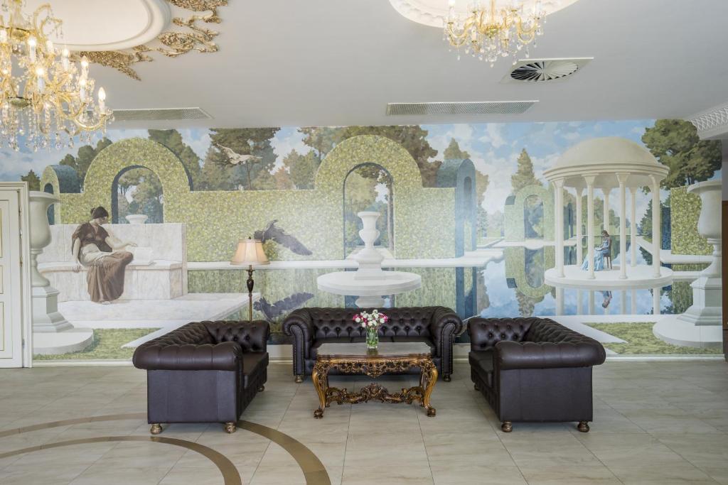 Istumisnurk majutusasutuses Hotel Kiston