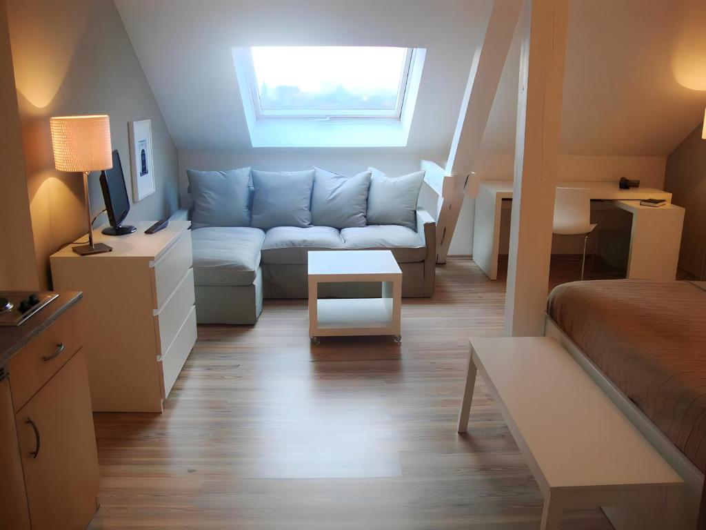Posezení v ubytování Apartment Hotel Lindeneck