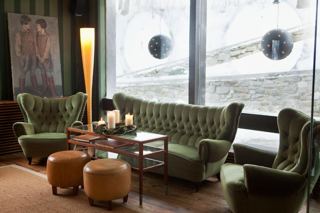 Istumisnurk majutusasutuses Alpine Spa Hotel Haus Hirt