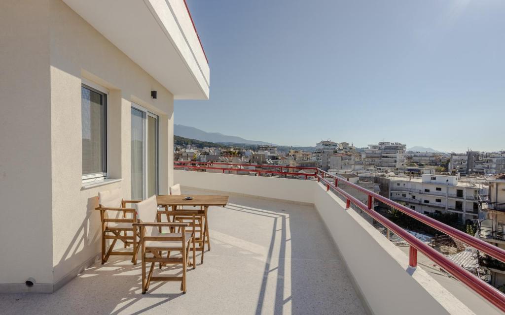 Balkón nebo terasa v ubytování Deos- Luxury Apartment in Agrinio