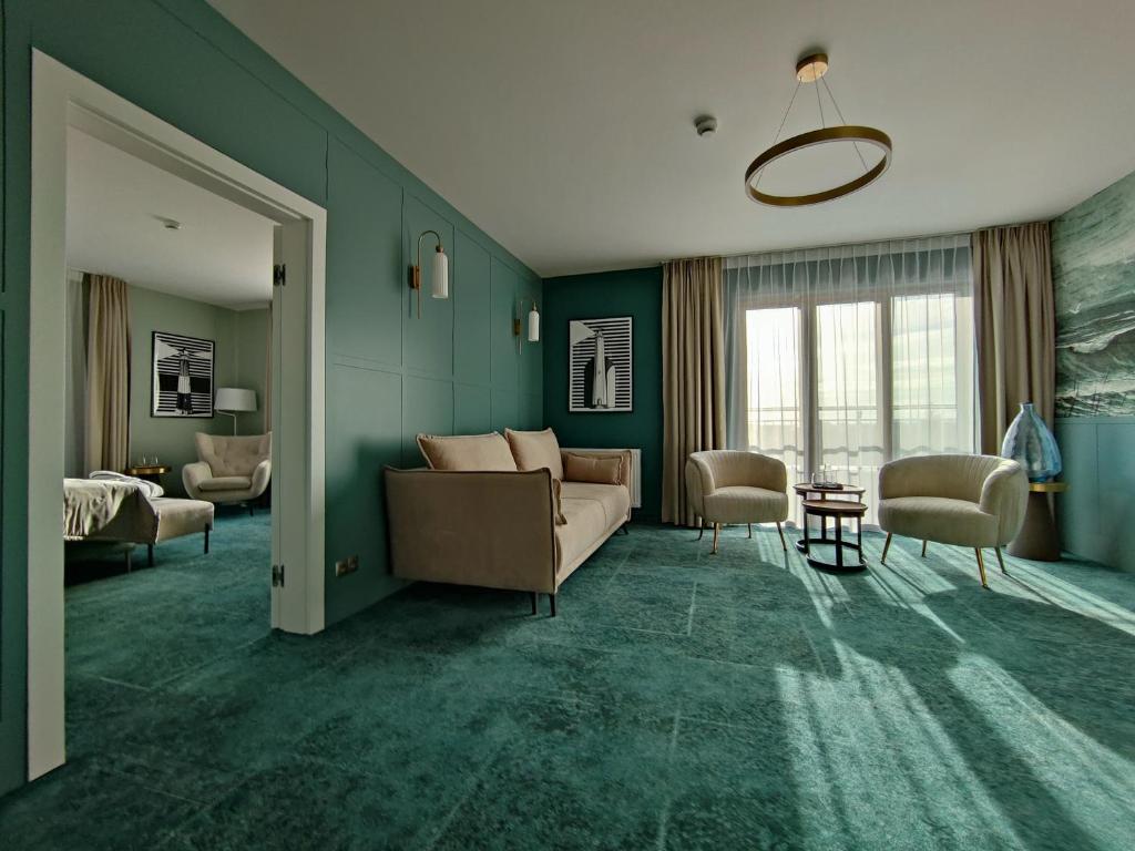 Posezení v ubytování Hotel Szafir