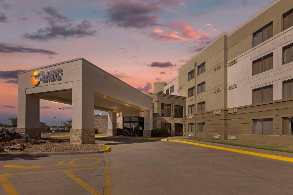 a rendering of a hospital building at sunset at Comfort Inn & Suites in Wichita