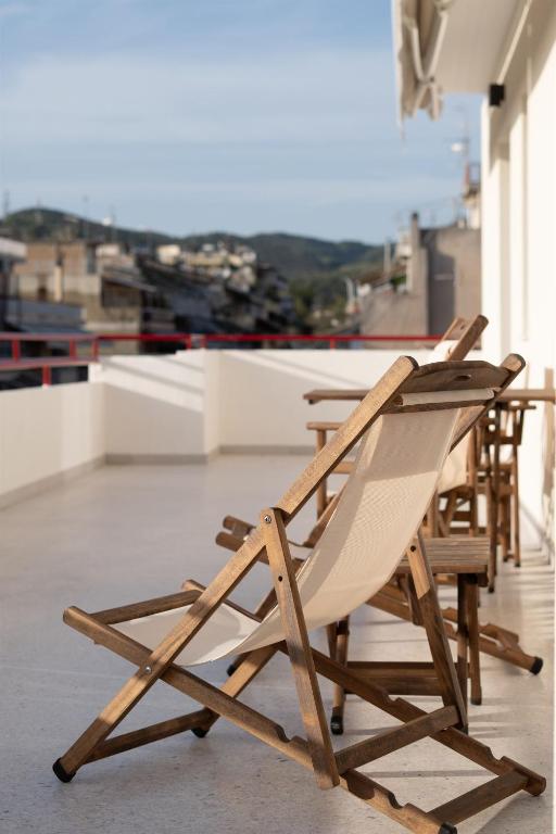 Balkón nebo terasa v ubytování Nostos - Luxury Apartment in Agrinio