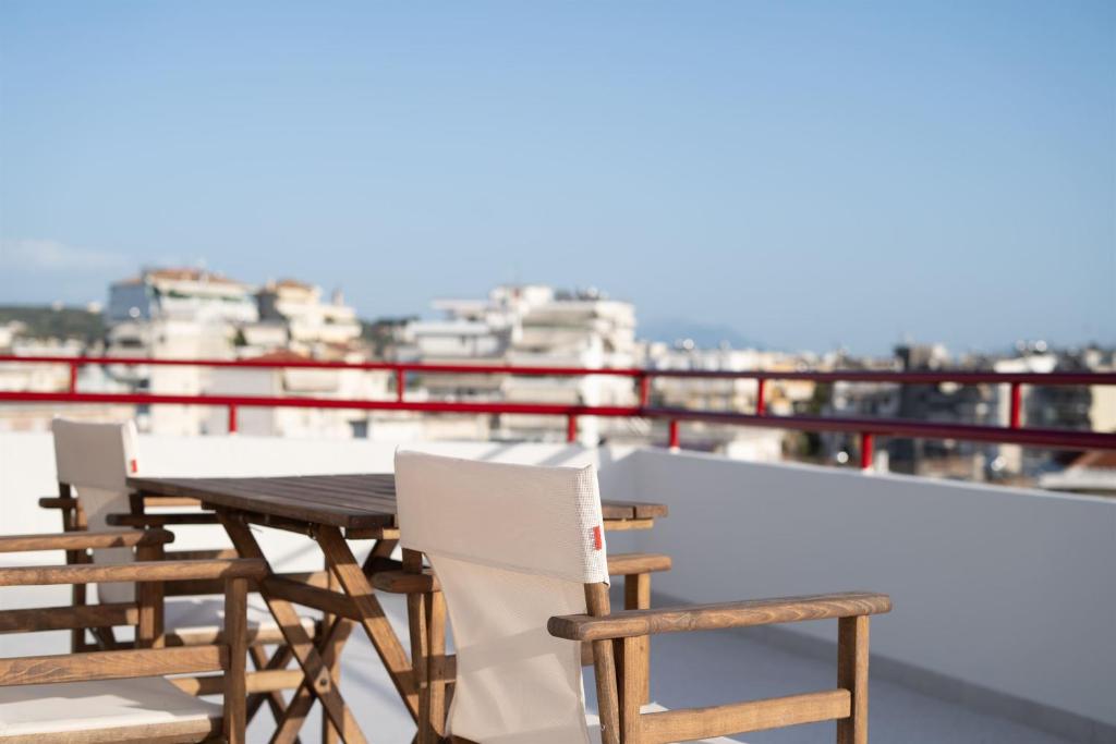 Balkón nebo terasa v ubytování Nostos - Luxury Apartment in Agrinio
