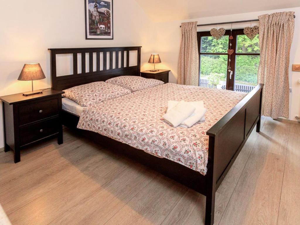 Posteľ alebo postele v izbe v ubytovaní Apartment Arnoltice 7 by Interhome
