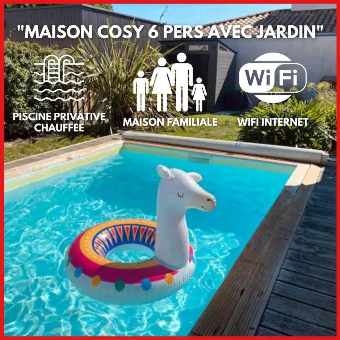 &Pi;&iota;&sigma;&#x3AF;&nu;&alpha; &sigma;&tau;&omicron; &#x3AE; &kappa;&omicron;&nu;&tau;&#x3AC; &sigma;&tau;&omicron; &quot;AU BOIS DES AILES&quot; Maison 6 personnes, internet wifi, piscine chauff&eacute;e, jardin cosy