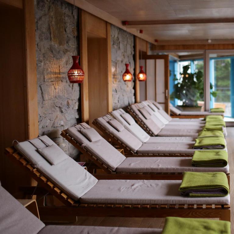 Istumisnurk majutusasutuses Alpine Spa Hotel Haus Hirt