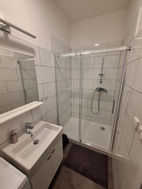 Koupelna v ubytování Apartmány Přerov 22