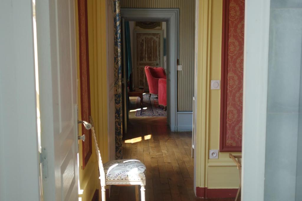 Posezení v ubytování Château de Mauvilly
