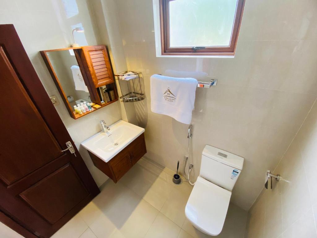 Koupelna v ubytování Aurelia inn
