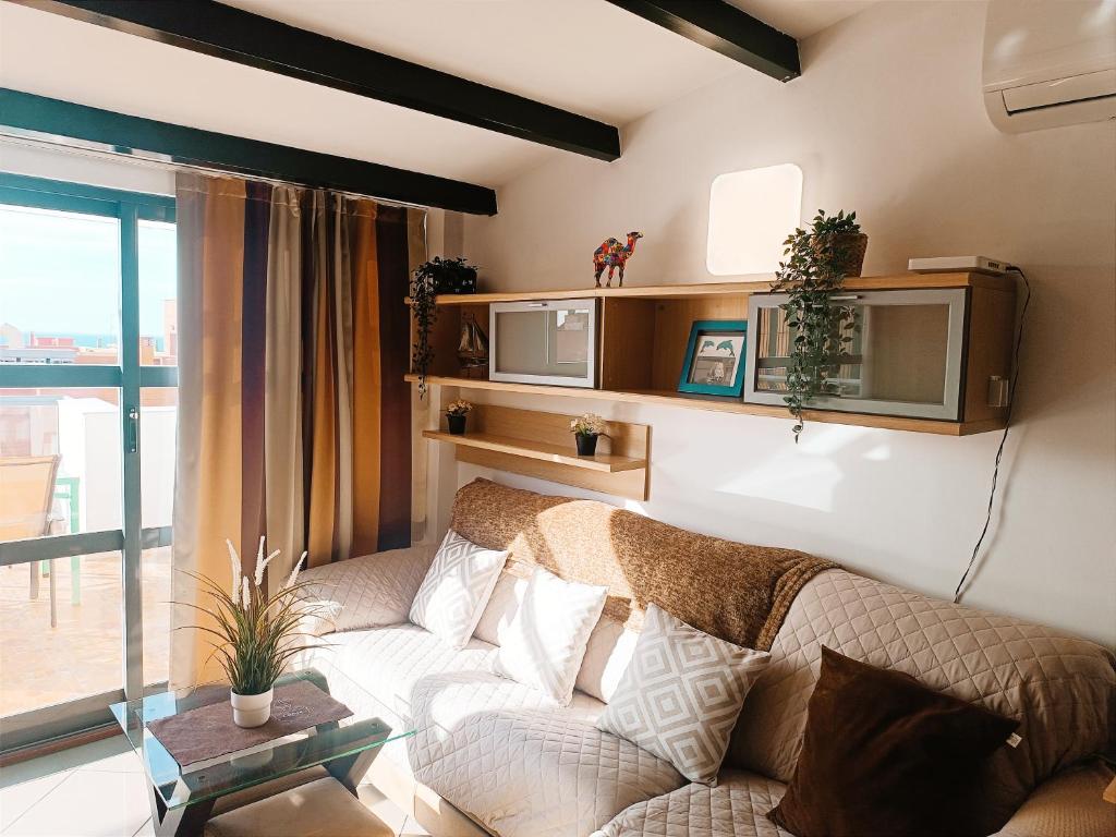 Posezení v ubytování Apartamento Solymar