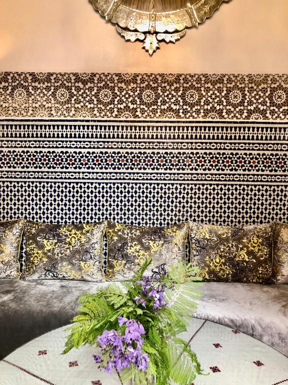 Area soggiorno di Riad Ibn Battouta & Spa