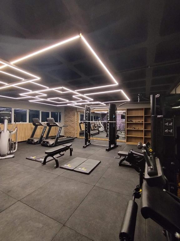Fitness centrum a/nebo fitness zařízení v ubytování RN Studio Premium