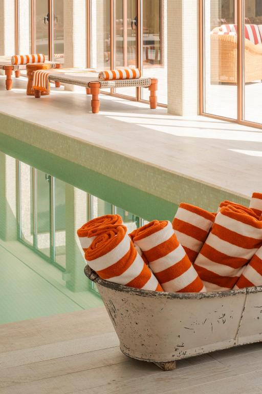 A piscina localizada em Solar de Vila Meã ou nos arredores