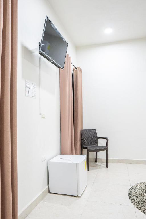 TV a/nebo společenská místnost v ubytování Hotel Makech