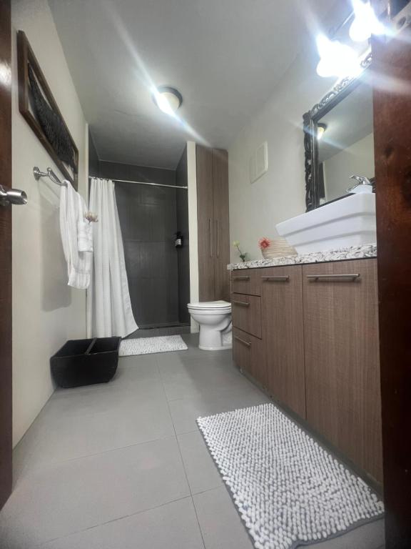 Koupelna v ubytování Aquamar Oceanfront Suite